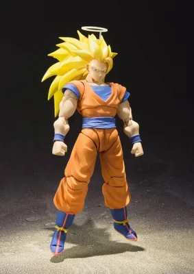 Obrázek produktu pro Bandai Tamashii Nations Dragonball Z SSJ 3 Son Goku S.H. Figuarts akční figurka 16 cm