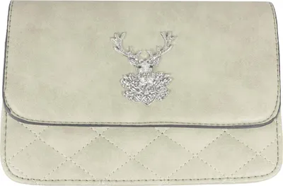 Produktbild von Gesteppte Trachten Handtasche "Anni" mit Hirsch Applikation | Cremeweiß