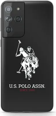 Produktbild von US Polo USHCS21LTPUHRBK S21 Ultra G998 Schwarz/Schwarz Glänzendes Großes Logo