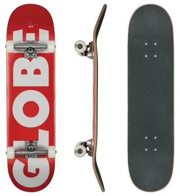 Productafbeelding van Globe G0 Fubar Complete Skateboard 8.25FU Red/White