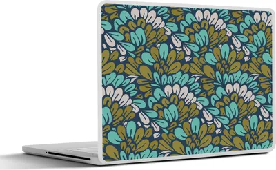 Produktbild von MuchoWow® Laptop Aufkleber Sticker Cover Muster - Dschungel - Pflanze 30x22 cm - Laptop-Sticker