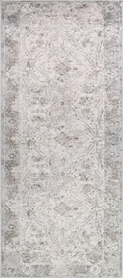 Produktbild von Tapiso Teppichläufer VALLEY Modern Grau Schlafzimmer 80 x 500 cm