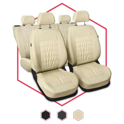 Immagine prodotto di Coprisedili auto Set coprisedili universali per auto Beige per Chrysler PT Cruiser