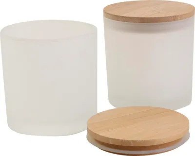 Produktbild von Creativ Company Glasdosen mit Holzdeckel 8 cm 12 Stück Dekoration