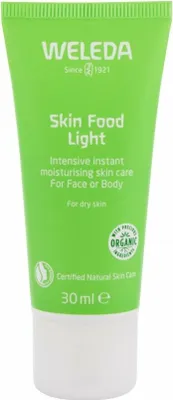 Obrázok produktu pre Weleda Skin Food Light, Unisex, 30 ml, Krém, Suchá koža, Veľmi suchá koža, Proti podráždeniu, Hydratačný, Výživný, regeneračné, Upokojujúci, Rúra