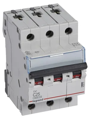 Produktbild von Legrand TX3 Stromunterbrecher Miniatur-Leistungsschalter Typ C 3