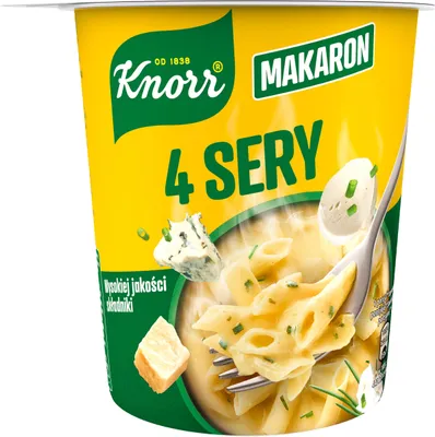 Zdjęcie produktu dla Knorr Danie Makaron 4 sery 66g