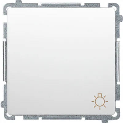 Zdjęcie produktu dla Przycisk zwierny światło biały BMS1.01/11 SIMON BASIC