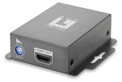Obrázek produktu pro LevelOne HVE-9000, 1920 x 1080 px, AV přijímač, 60 m, Šedá, HDCP