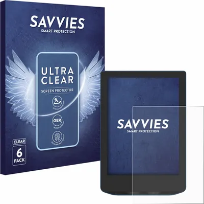 Produktbild von 6x Für PocketBook Verse Pro Schutzfolie Savvies Displayschutz Display Schutz Folie Klar Transparent