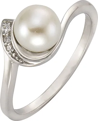 Produktbild von Zeeme Pearls Ring 925/- Sterling Silber weiß 056 (17,8) Zirkonia weiß 273270976