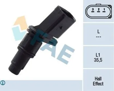 Produktbild von FAE Nockenwelleposition Sensor für VW Golf IV Schrägheck (1J1) Nockenwellen 79342