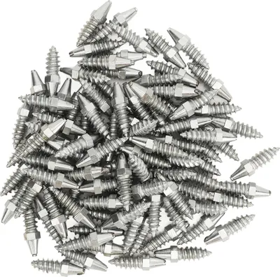 Produktbild von 100 Stück Reifenbolzen, 30 mm Länge, rutschfest, zuverlässig, robust, für Schnee, für Auto, LKW, Fahrrad, Kofferraum, Motorrad, ATV, SUV