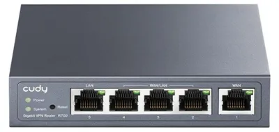 Obrázok produktu pre Cudy Gigabit Multi-WAN VPN Router kblov router Fast Ethernet, Gigabit Ethernet Grey