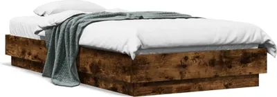 Immagine prodotto di Maison Exclusive - Rete senza materasso Rovere affumicato 75x190 cm Materiale ligneo