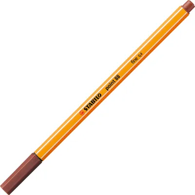 Produktbild von Fineliner - STABILO point 88 - Einzelstift - siena