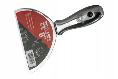 Produktbild von Malerspachtel MONOLIT 200mm – rostfreier Edelstahl, ergonomisch, für Gipskarton & großflächige Spachtelarbeiten