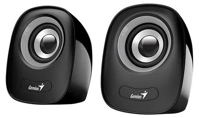 Obrázek produktu pro Genius Computer Technology SP-Q160, 1-way, 2.0 kanály/kanálů, Kabel, 6 W, 150 - 20000 Hz, Černá, Šedá