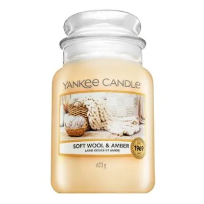 Produktbild von Yankee Candle Soft Wool & Amber Duftkerze 623 g