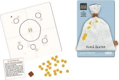 Obrázek produktu pro Pytlíczech Zlatá šestka - společenská hra do kapsy