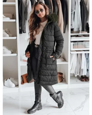 Productafbeelding van Dstreet Dameswinterjas Trendel, groen, maat S