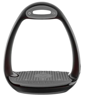 Produktbild von Compositi Steigbügel EOLE SOFT mit Stossdämpfer, 12 cm in Anthrazit