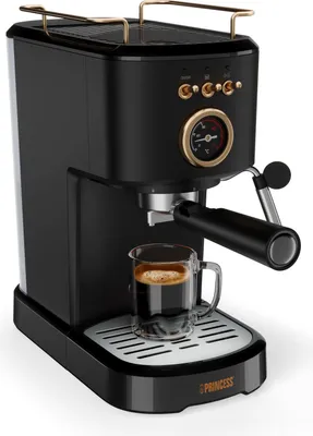 Obrázok produktu pre Princess 249417, Espresso kávovar, 1,2 L, Kávová kapsula, Mletá káva, 1100 W, Čierna