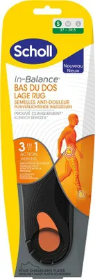 Produktbild von Scholl In Balance schmerzlindernde Einlagen Low Back - Small - Größe 37-39.5 - 1 Paar