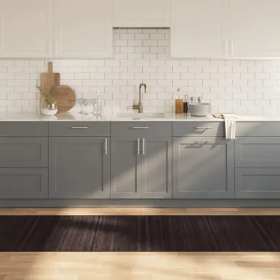 Produktbild von vidaXL Teppich Rechteckig Dunkelbraun 80x1000 cm Bambus