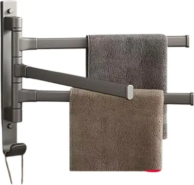 Produktbild von INF Drehbarer Handtuchhalter Grau 3