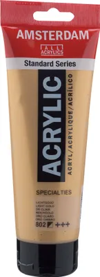 Produktbild von Amsterdam Standard Series Acrylfarbe Tube 250 ml Reichgold 802
