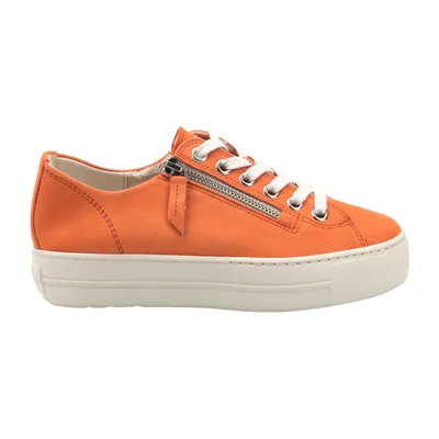 Produktbild von Paul Green Sneaker 5406-005, Rauleder, Orange, Damen
