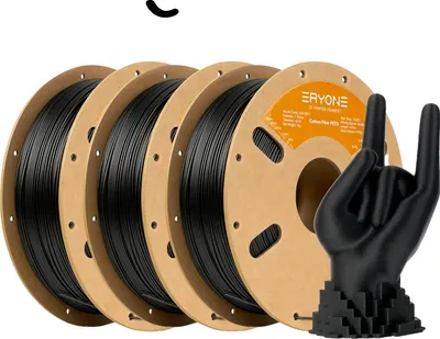 Obrázek produktu pro Uhlíkové vlákno, průměr 1,75 mm, vysoká houževnatost, černé-3 kg