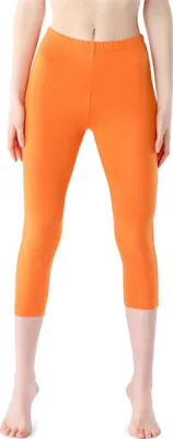 Produktbild von Bellivalini Damen Leggings 3/4 aus Viskose BLV50-204 (Orange, S)