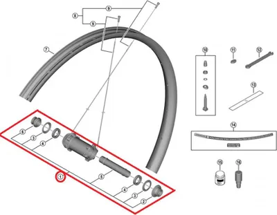 Produktbild von SHIMANO Hohlachse WH-M9200 Vorderrad Komplettkit Hohlachse