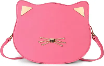 Produktbild von Gladdon Katzenohren Messenger Crossbody Schultertasche Fuchsia Teenager Mädchen Geschenk