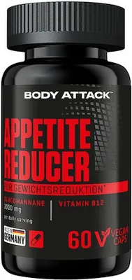 Produktbild von Body Attack Appetite Reducer Men - 60 veg. Kapseln