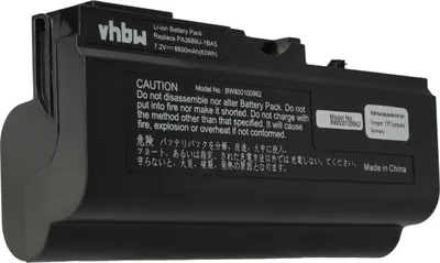 Produktbild von vhbw Akku Ersatz für Toshiba PABAS156, PA3689U-1BRS, PABAS155, PA3689U-1BAS, PA3689 für Notebook (8800 mAh, 7,4 V, Li-Ion)