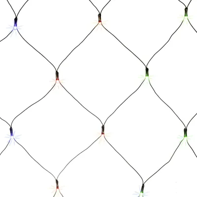Produktbild von Lichtnetz LED Lichterkette Deko Farbwechsel RGB 1,5x3m 200 LEDs Außen IP44 Party