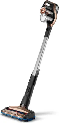 Produktbild von Philips SpeedPro Max 2-in-1 kabelloser Akku Staubsauger, 360°-Saugdüse, 25.2 V, 65 min, Gold (FC6826/01)