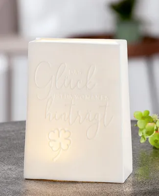 Produktbild von Gilde Porzell LED-Tasche "Glück..." VE 4 32332