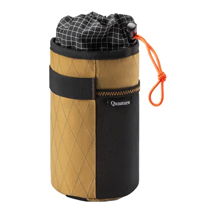 Produktbild von Qunature Fahrrad Lenkertasche Trinkflaschenhalter 1L Fahrradtasche für Wasserflasche, Khaki