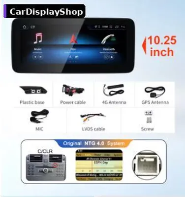 Produktbild von 10,25 Zoll Android 14 Display für Mercedes E-Klasse W212 2014–2016 NTG 5.0 Snapdragon 685 8 GB/128 GB CarPlay & Android Auto