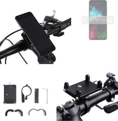 Produktbild von K-S-Trade Handyhalterung für das Fahrrad kompatibel mit Ulefone Note 12 Halter Lenkstange Fahrradhalterung Motorrad Bike Mount Befestigung Smartphone
