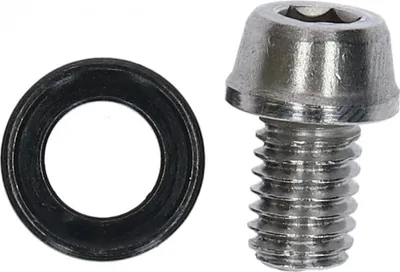 Image de VIS DE FIXATION DE CÂBLE SHIMANO AVEC CONTRE-PLAQUE BR-R8010-R - Pièce de rechange, c...