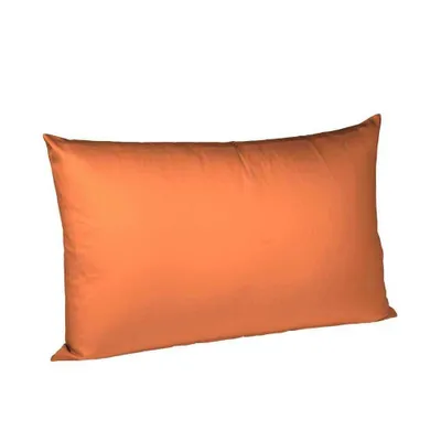 Produktbild von fleuresse Mako Satin Kissenbezug Colours Uni 40x60 cm Terra