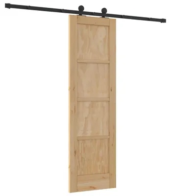 Produktbild von vidaXL Schiebetür ORKDAL Natur 61 x 198,5 cm Massives Kiefernholz
