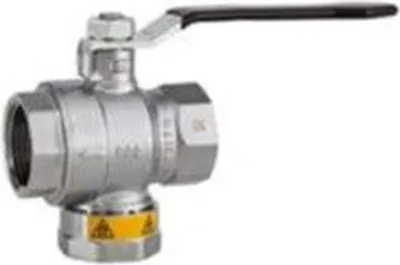 Produktbild von BEE Messing verchr. Hebel, 992M.0, 1 1/2" IG/IG, PN16, mit Magnet, 1 Stk.