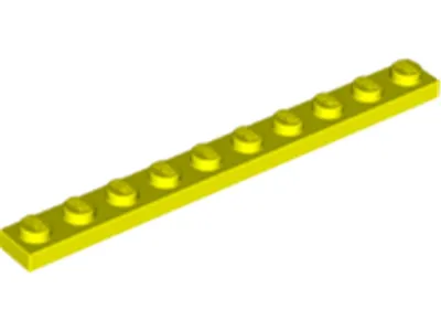 Produktbild von Lego® 1x10 Platten 4477 - 1 Stück Neon Gelb