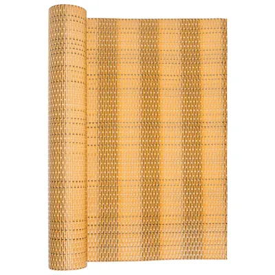 Produktbild von Balkon-Sichtschutz Hellbraun 400x80 cm Poly Rattan